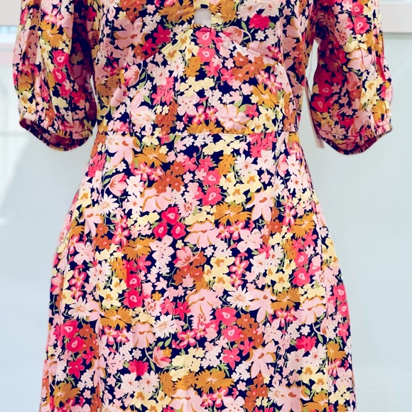 Billabong puff sleeve minidress, size M - Picture 4 of 6